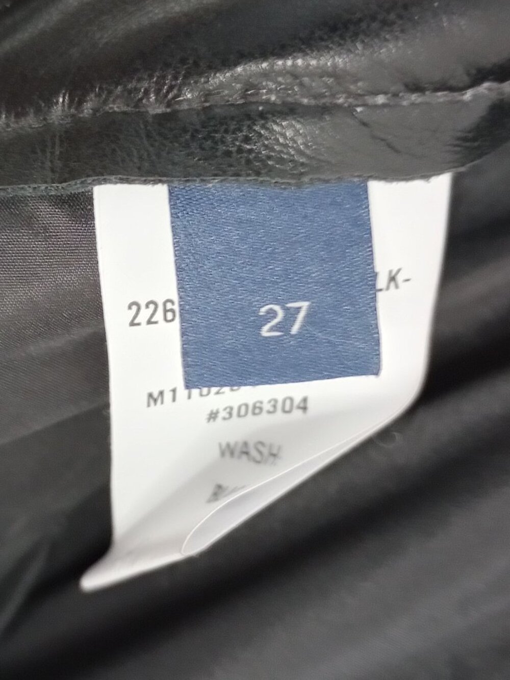 Citizens of Humanity Genova Black Leather Low-Rise Pants NWOT - Picture 5 of 9